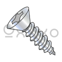 3-28X5/16  Phillips Flat Self Tapping Screw Type AB Fully Threaded Zinc And Bake
