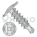 8-18X2  Square Modified Truss Head Full Thread Self Drilling Screw 18 8 Stainles Steel