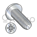 6-32X5/16  Pozi Drive Pan Taptite Alternative Thread Rolling Screw Full Thrd Zinc Bake &Wax