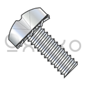 8-32X1 1/4  Phillips Pan External Sems Machine Screw Fully Threaded Zinc And Bake