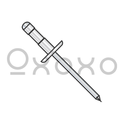 3/16X.187-.437  Low Profile Multi Grip Rivet Zinc