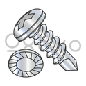 10-16X1/2  Phillips Pan Serrated Full Thread Self Drilling Screw Zinc Bake