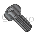 1/4-20X3  Phillips Pan Machine Screw Fully Threaded 18 8 Stainless Steel Black Oxide