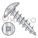 8-11X1  #2 Square Drive Truss Deep Thread Screw Type 17 Full Thread Zinc Bake