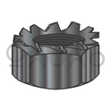 M5-0.8  Metric Class 8 K Lock Nut Black Oxide And Oil