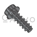 8-16X5/8  Unslot Ind Hex Washer Plastite Alternative 48-2 Fully Threaded Black Oxide & Wax