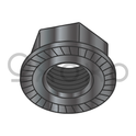 1/2-13  Serrated Flange Hex Lock Nuts Case Hardened HR15N 78/90 Black Zinc and Bake