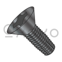 8-32X3/4  Phillips Flat Thread Cutting Screw Type F Fully Threaded Black Oxide