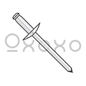 3/16-1.1-1.2  Large Flange Aluminum Rivet With Aluminum Mandrel