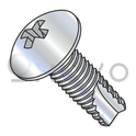 8-32X1/2  Phillips Full Contour Truss Thread Cutting Screw Type 23 Fully Threaded ZincBake