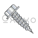 8-15X3/4  Unslt Ind Hex Washer 1/4" Across The Flats F/T Self Piercing Sc Zinc Needle Pt
