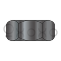 3/8-16  Finished Hex Nut Black Zinc