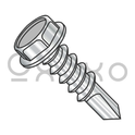 12-14X1 1/2  Unslotted Hex Washer With Number 4 Point Full Thread Self Drilling 410 Stainless