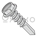 1/4-14X2 1/2  Unslot Indent Hexwash #5 point Self Drill Scr F/T Zinc Bake 1000hours Salt Spray