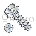 10-14X3/8  Phillips Indent Hexwasher Plastite Alternative 48-2 Full Thread Zinc Bake & Wax