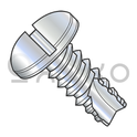 10-16X1  Slotted Pan Thread Cutting Screw Type 25 Fully Threaded Zinc