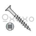 6X2  Bugle Square Drive Coarse Thread Sharp Point Deck Screw Dacrotized