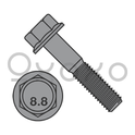 M12-1.75X30  DIN 6921 Class 8 Point 8 Metric Flange Bolt Screw Non Serrated Plain