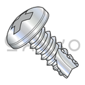 4-24X1/4  Phillips Pan Thread Cutting Screw Type 25 Fully Threaded Zinc And Bake