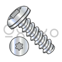 10-16X3/8  6 Lobe Pan Self Tapping Screw Type B Fully Threaded Zinc and Bake