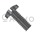 8-32X1/4  Slotted Binding Undercut Machine Screw Fully Threaded Black Oxide