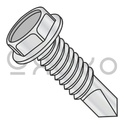 12-24X1 1/4  Unslot Hexwasher Self Drill Full Thrd Machine Screw ZincBake 1,000hours SaltSpra