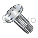 1/4-20X3 1/2  Phillips Pan Thread Cutting Screw Type F Fully Threaded Zinc And Bake