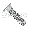 6-19X3/4  Phillips Flat High Low Screw Fully Threaded 4 10 Stainless Steel