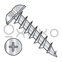 8-11X3/4  Phillips Truss Deep Thread Wood Screw Full Thread Zinc Bake
