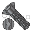 1/4-20X3/4  6 Lobe Flat Machine Screw Fully Threaded Black Oxide