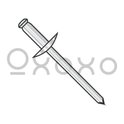 1/8X.18-.25  Large Flange Stainless Steel Rivet With Stainless Steel Mandrel