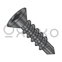 12-14X1 1/2  Square Drive Flat Head Fully Thredaed Self Drilling Screw Black Oxide & Oil
