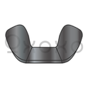 8-32  Cold Forged Wing Nut Black Oxide and Oil