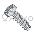 8-18X1/2  Slotted Indented Hex Head Self Tapping Screw Type B Fully Threaded Zinc