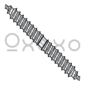 3/8X4  Dowel Screw Zinc Partially Threaded