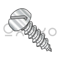 14-10X1  Slotted Pan Self Tapping Screw Type A Fully Threaded 18-8 Stainless Steel