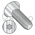4-40X1/2  6 Lobe Flat Taptite Alternative Thread Roll Screw Full Thrd 18 8 SS PassivateWax