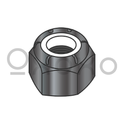 1/4-20 NE  Nylon Insert Hex Lock Nut Black Oxide