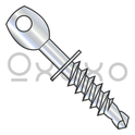 1/4X3 1/4  Acoustical Eye Lag Self Drilling Screw Point Steel Zinc
