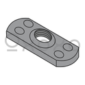 10-24  Multi Projection Tab Weld Nut Plain