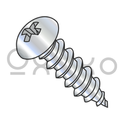 5-20X3/8  Phillips Round Self Tapping Screw Type AB Fully Threaded Zinc And Bake