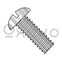 4-40X3/4  Slotted Round Machine Screw Fully Threaded 18-8 Stainless Steel