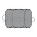 1/2-20X21/32  Fine Thread High Thickness Hex Nut Grade 8 Plain