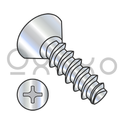 6-19X1/2  Phillips Flat Undercut Plastite Alternative 48-2 Fully Threaded Zinc Bake & Wax