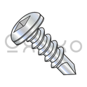 10-16X5/8  Square Drive Pan Self Drilling Screw Full Thread Zinc and Bake