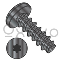 M3.5-1.65X12  Metric 6 Lobe Pan Plastite/Fix Alternative 45 Degree Full Thread Black Ox & Wax