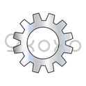 M6  Din 6797 A Metric External Tooth Lock Washer Zinc And Bake