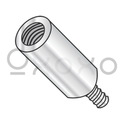 8-32X1 1/8  One Quarter Round Male Female Standoff Aluminum