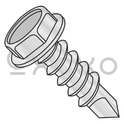 1/4-14X3/4  Unslot Indent Hexwasher Self Drill Scr Full Thread ZincBake 1000hours Salt Spray