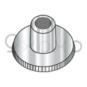 M5-0.8  Metric Din 466 Knurled Thumb Nuts high type AISI 303 Stainless Steel
